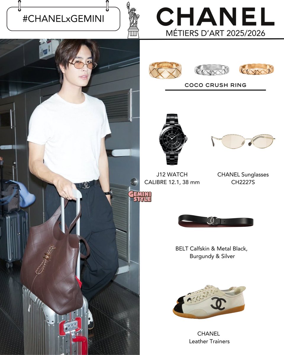 _geministyle's tweet image. ♡ #geministyle_

Ready for NYC 🗽✨ 
Airport Look 

✦ #CHANEL @CHANEL 
GEMINI WITH CHANEL IN NYC

@CHANEL @gemini_ti
#CHANELXGEMINI
#CHANELMETIERSDART
#CHANELSHOW #Gemini_NT