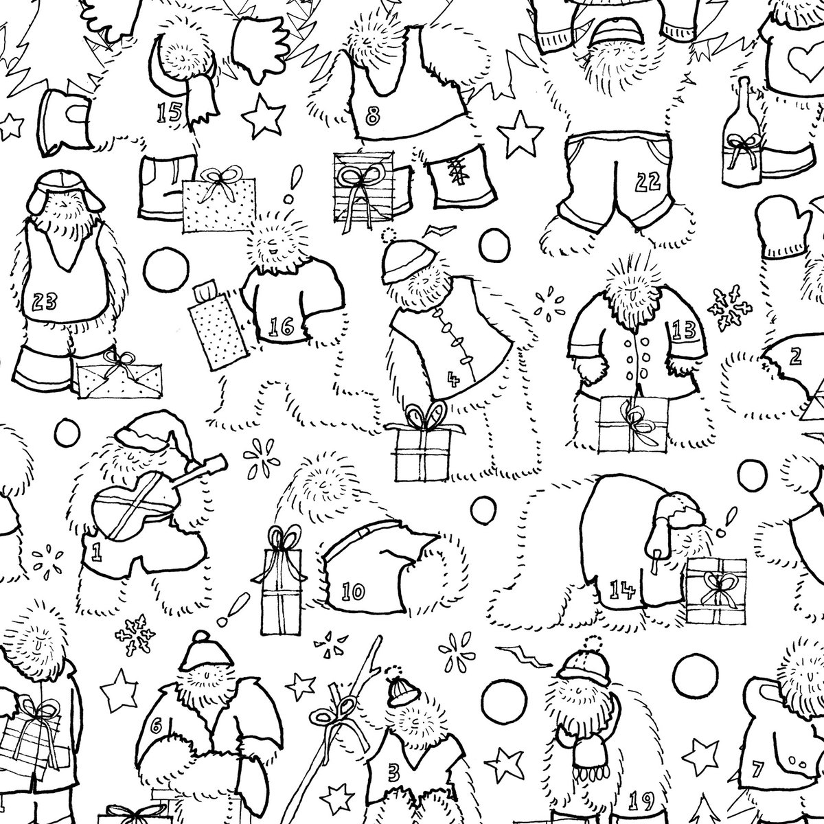Every year we make a free-to-download-and-print-off-yourself colouring-in Advent Calendar. This year’s heavily features Bigfoots. Please share!
Download it for free here… worldofmoose.com/pages/2025-big…