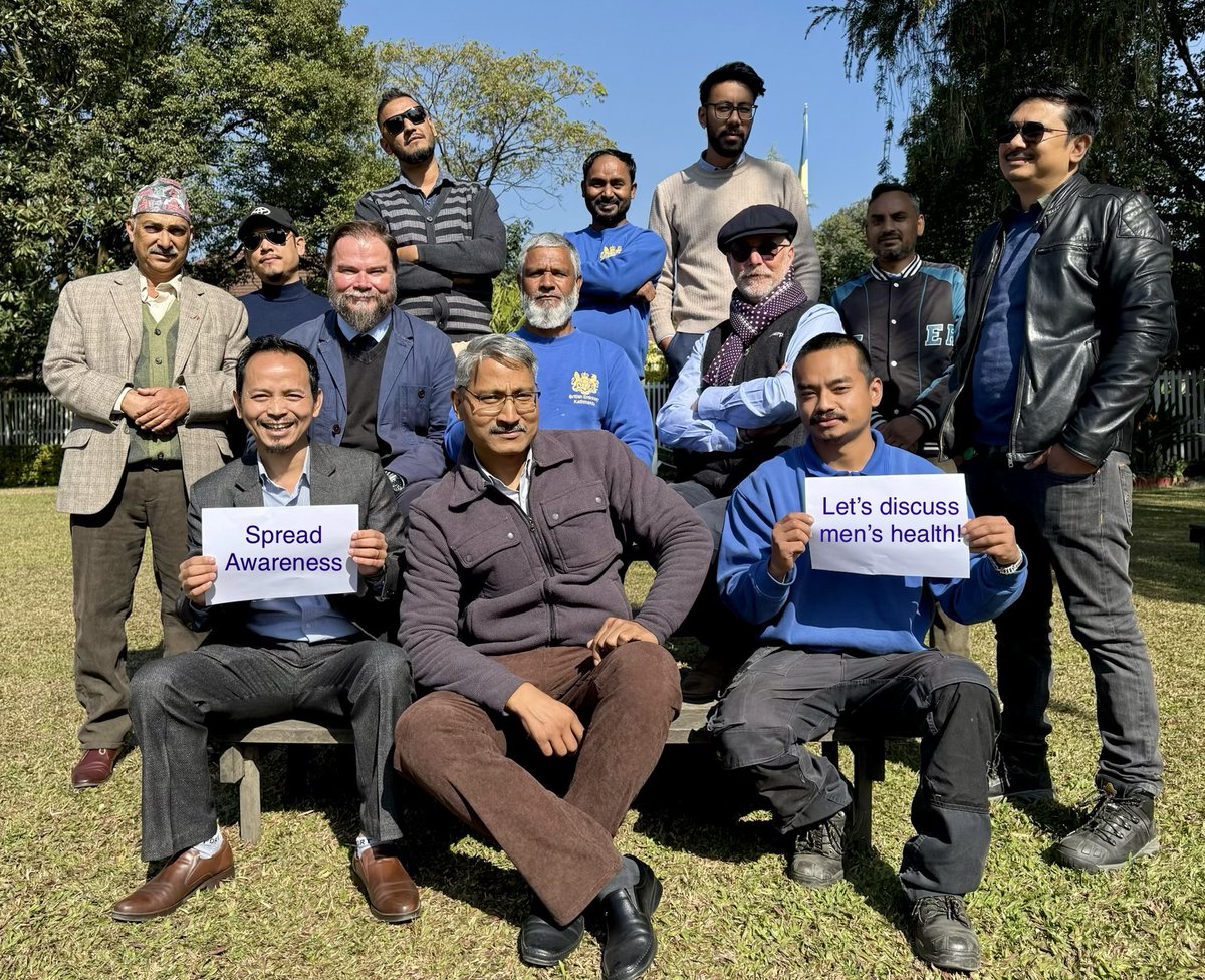 UKinNepal's tweet image. No-Shave November: It’s not just about the beard/moustache, it’s about awareness!

The trend of not shaving throughout November is a global campaign to raise awareness about men’s health. 

Let’s all take care of our health.

#NoShaveNovember #Movember #MensHealthAwarenes