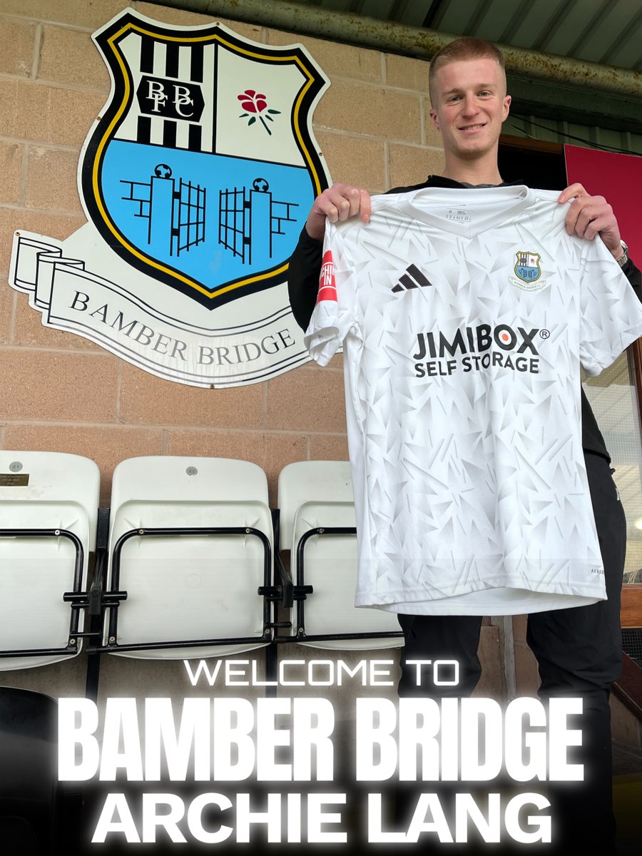 BamberBridgeFC's tweet image. ✍️NEW SIGNING

We’re delighted to announce the signing of talented midfielder, Archie Lang! 

The young playmaker is the latest addition to the squad signing from Thornton Cleveleys, and is available for selection today.

#UpTheBrig