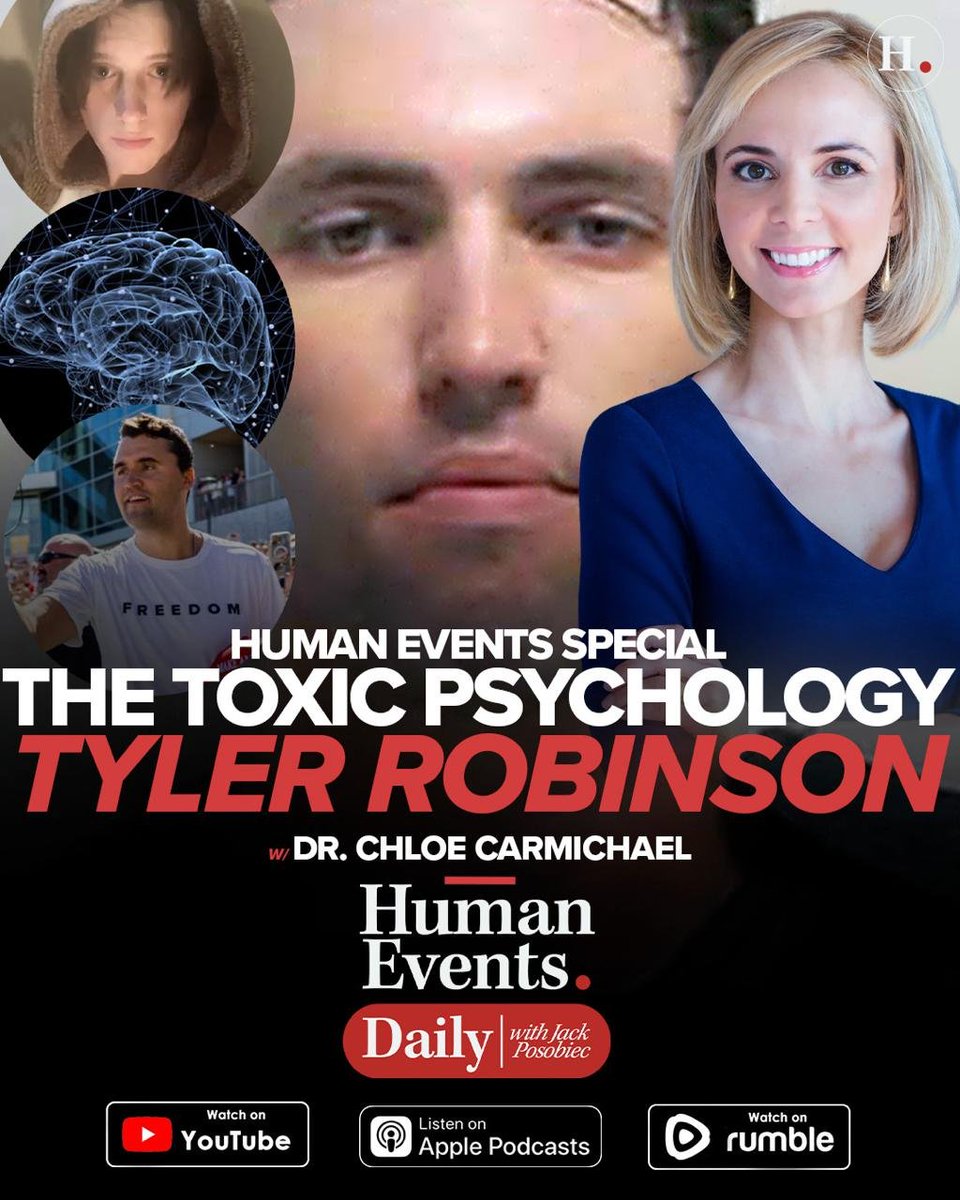 JackPosobiec's tweet image. Human Events 2-Part Special on Tyler Robinson and Lance Twiggs

Huge Deep Dive for Thanksgiving Weekend 

Part 1: podcasts.apple.com/us/podcast/the…

Part 2: podcasts.apple.com/us/podcast/the…