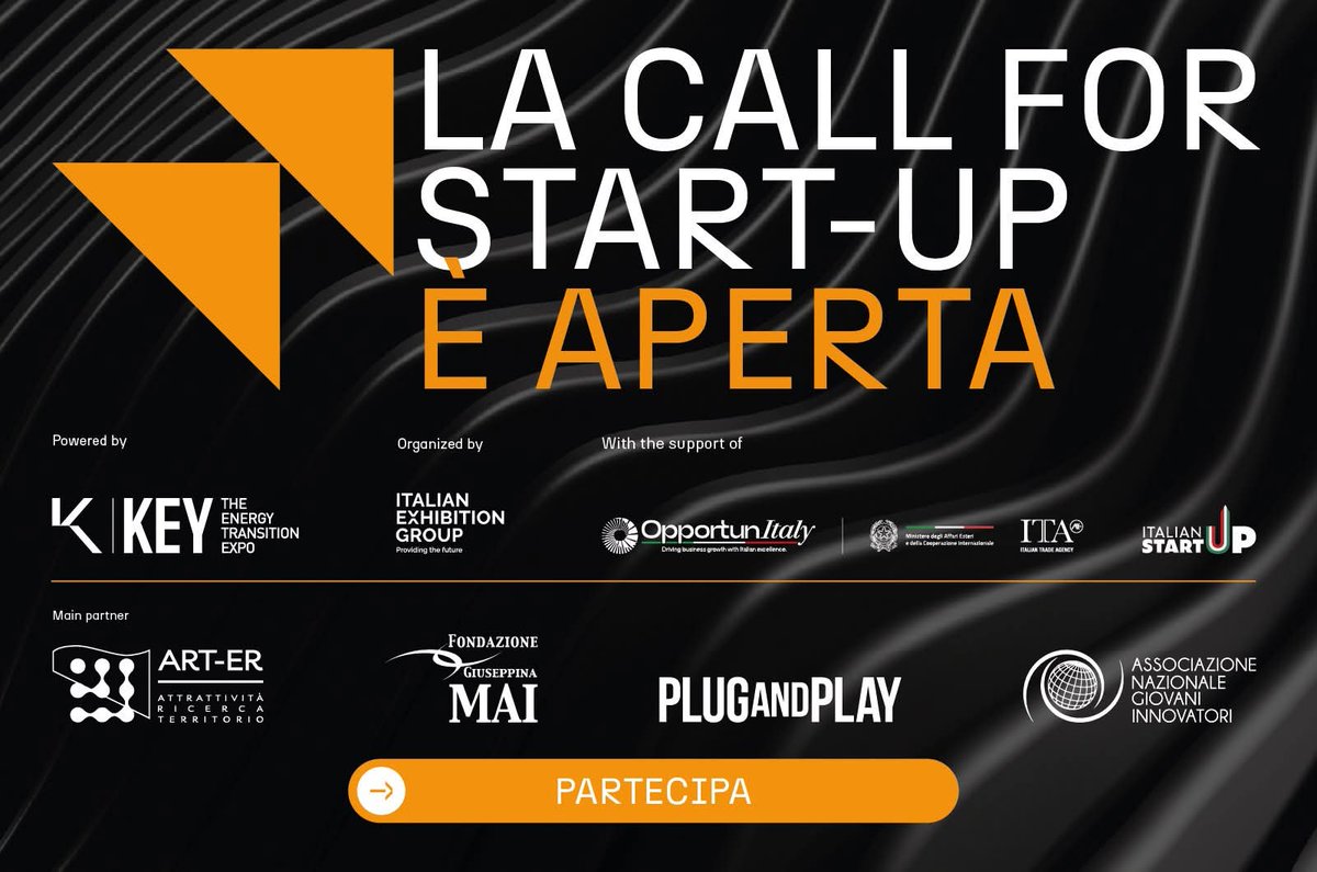 Angi_tech's tweet image. Ultimi gg per candidature per l&apos;area Start-Up di KEY- The Energy Transition Expo !
key-expo.com/it/about/setto…

📌Partecipa ed entra a far parte dell&apos;Innovation District, l&apos;area espositiva dedicata alle tecnologie emergenti di giovani aziende e innovatori green!