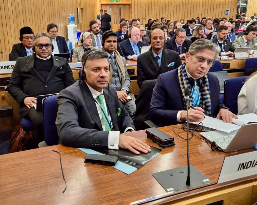 Defencematrix1's tweet image. LATEST: India has been re-elected to the Council of the International Maritime Organisation (IMO) for 2026-27 with the highest vote tally. It received 154 out of 169 valid votes cast during the election.