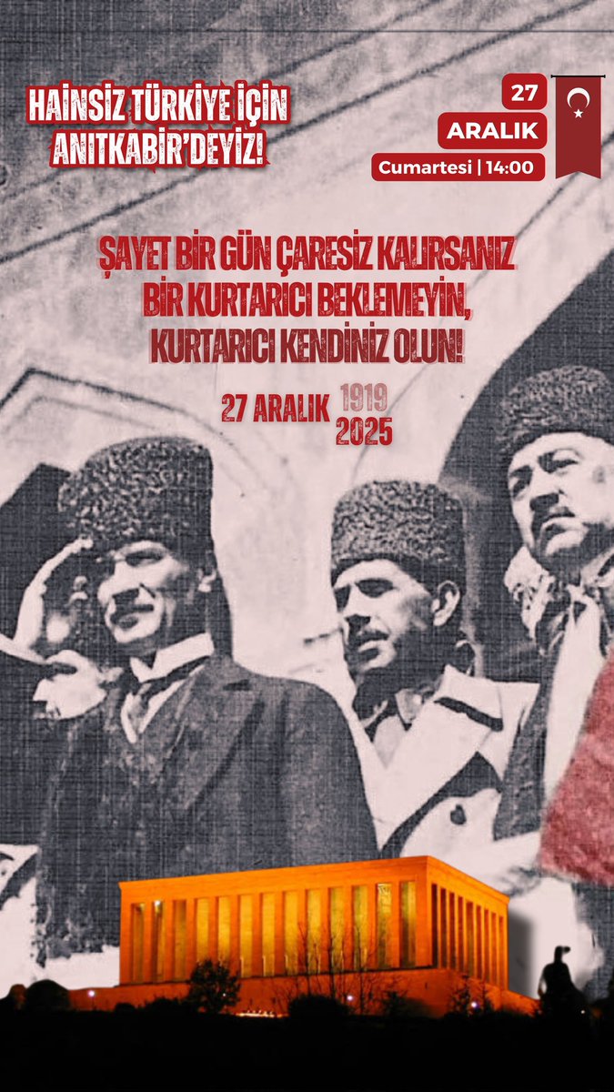 #27AralıktaAtamızınyanında