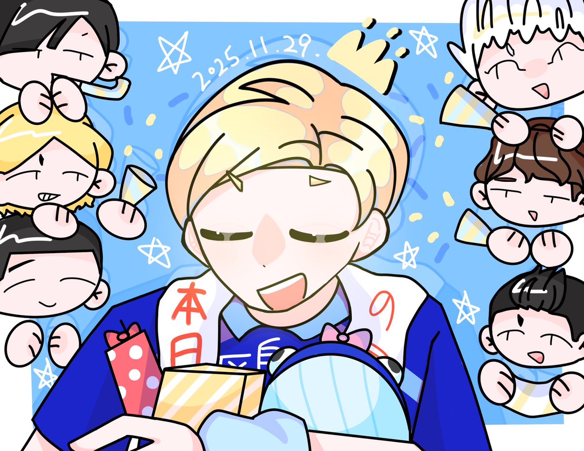 #上林鯨一郎生誕祭2025 
#上林鯨一郎誕生祭2025 

大家愛著你呀鯨一郎🐋💙🩵！！！（4／4）