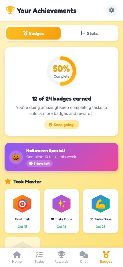 noah_inimfon's tweet photo. Family chores app design challange submission using moonchild ai. #abrahamchallenge @Abmankendrick https://t.co/c6Pq3r3H2i