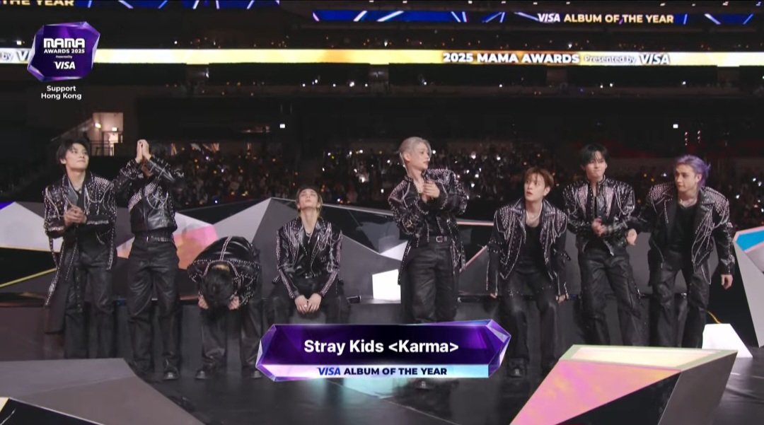 🏆 Congratulations <a href="/Stray_Kids/">Stray Kids</a> for winning "Album Of The Year (Daesang)" at the 2025 MAMA Awards!

#StrayKids #스트레이키즈