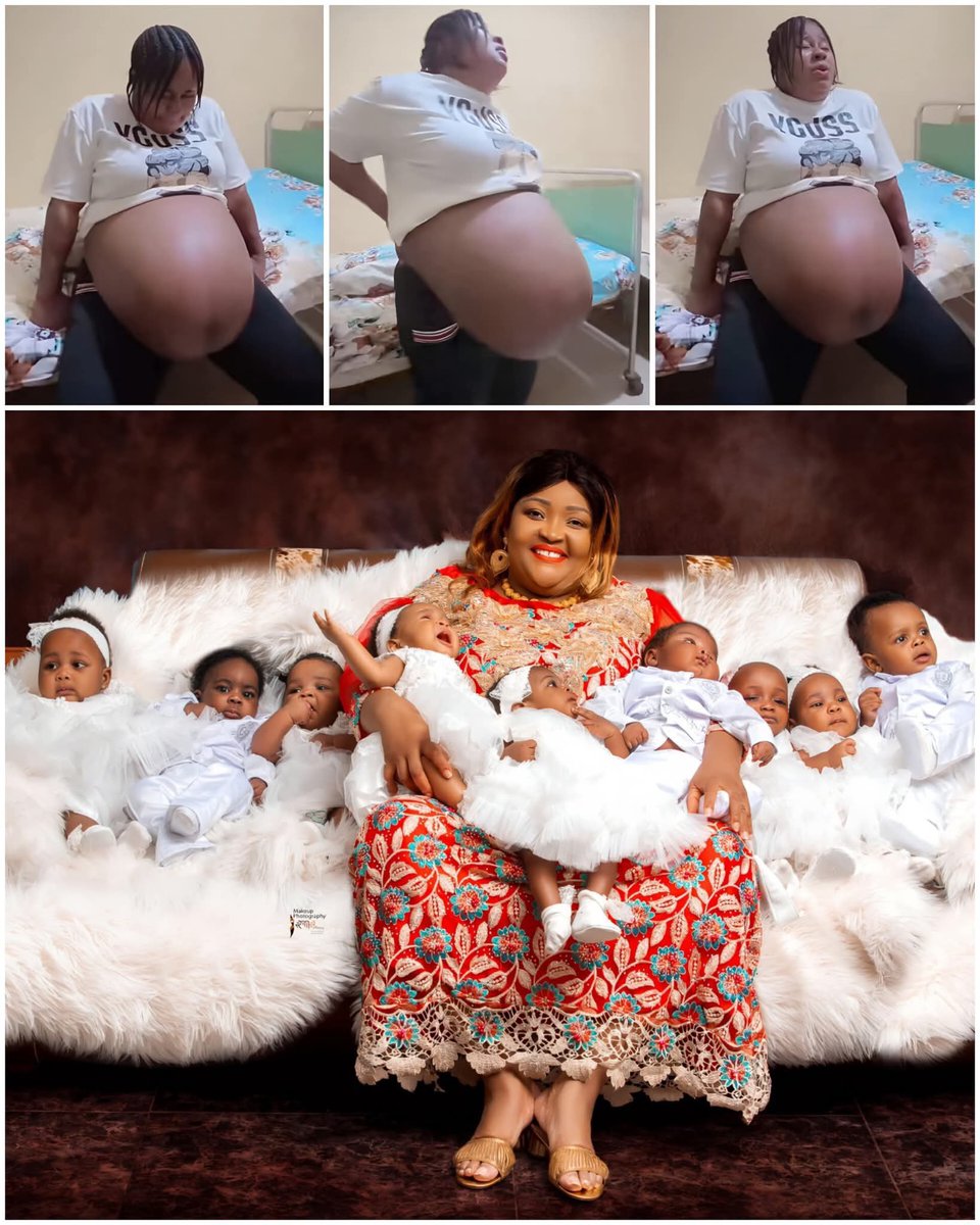 OzorNdiOzor's tweet image. Obianuju Anthonia Ibeanu is the first Nigerian woman to give birth to nonuplets—that is, nine babies at once (three boys and six girls). The babies were born on March 23, 2023.

Although delivered in Nigeria, the babies have since been relocated to Douala, Cameroon, where their…