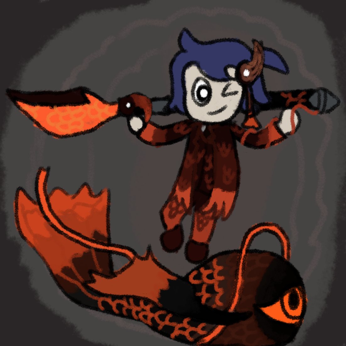 #LC版深夜のお絵描き60分一本勝負_アブノーマリティの部 
#LC版深夜のお絵描き60分一本勝負_自職員の部