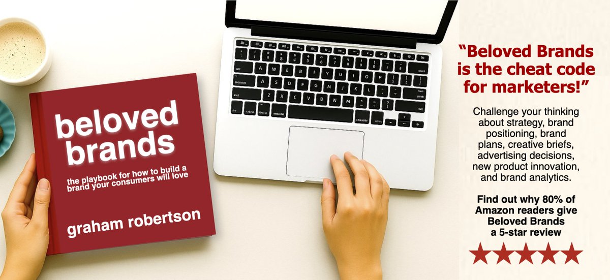 BelovedBrands's tweet image. CMO, VP, ABM, entrepreneur, agency partner, professor—if you build brands, this is your toolbox.

👉 amazon.com/dp/B09RY3DNBP