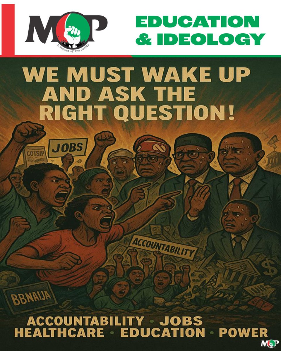 MOVEMENTOFTHEP1's tweet image. *MOP Ideology*

Unity is the only way to take the knees off your neck.

Join us in MOP at linktr.ee/mopnigeria
or find link in the bio.

Credit:
Disclaimer: No copyright infringement intended All rights and credits reserved to respective owner (s) DM for credits/removal