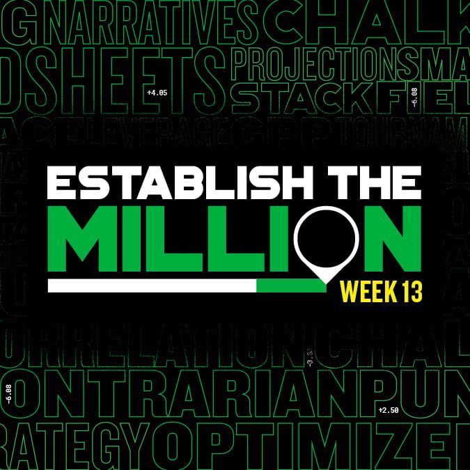 EstablishTheRun's tweet image. Show Schedule today: 

• Establish The Million at 10am ET with @DrewDinkmeyer and @2Hats1Mike

• DFS Lineup Build show at 7pm ET with Leone