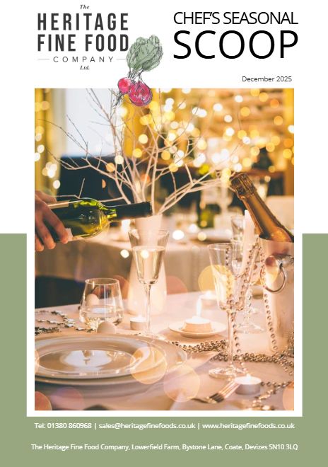 Chef’s Scoop - December Edition 🎄

Our latest Chef’s Scoop has landed and has been popping into orders going out this week. If you didn’t receive a copy, don’t worry,  you can catch up online here 👉 buff.ly/2n553H7

#ChefsScoop #ChefLife #Heritagefinefoods