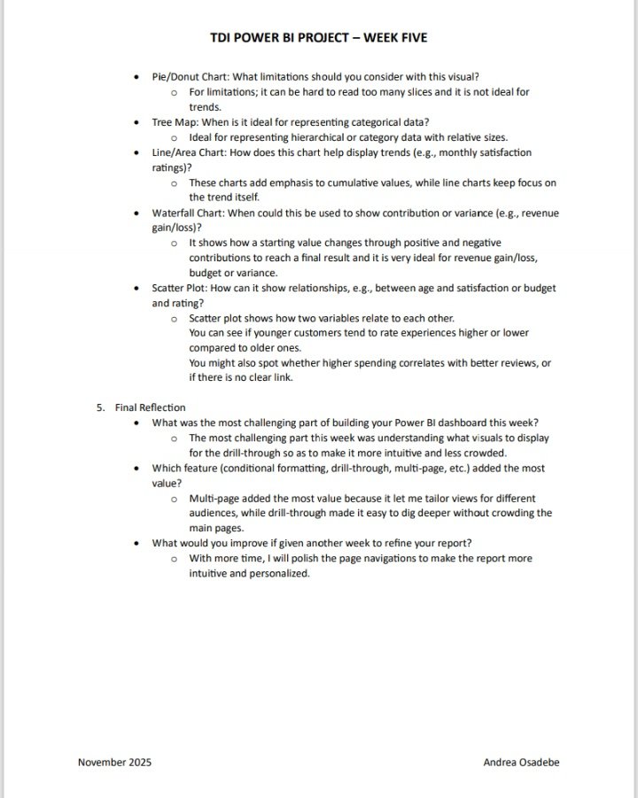 ms_candrea's tweet image. TDI Week 5
Making the best of Power BI with Condtional formatting, advanced features like tooltips and drill-through, and also multi-page report design.
@MSPowerBI
@TDataImmersed
@JudeRaji_ 
@DabereNnamani 
@debby7650 
@simplyaryam 
#TDI #DataTransformation