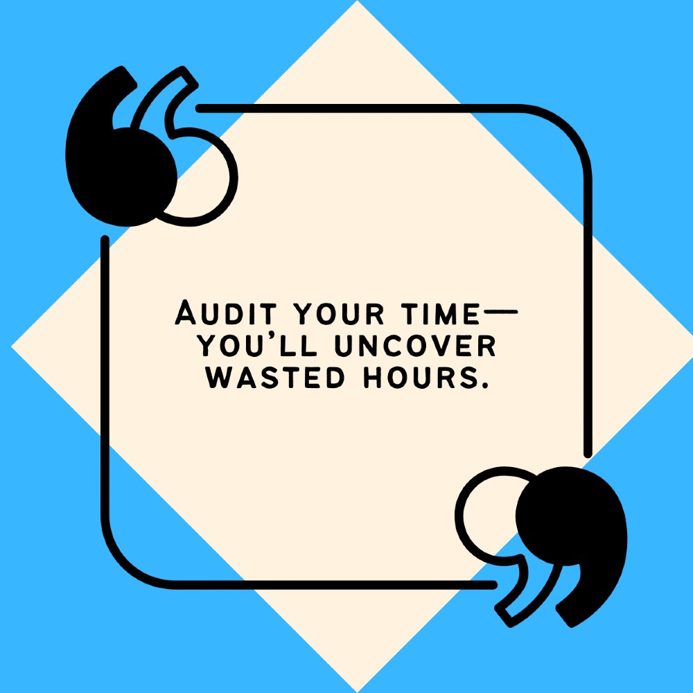 BeauxPilgrim's tweet image. Audit your time for a week.
Cut the waste; delegate the rest.
#ExecutiveAssistant #outsourcing #TimeAudit #ContinuousImprovement