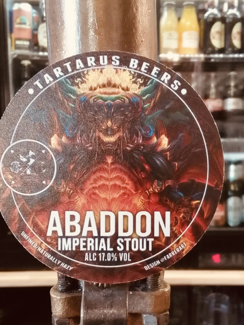 realaleupnorth's tweet image. Good grief, the mega inherently boozy 17% Tartarus Abaddon Imperial Stout has returned @Boat_House_Bar , Skipton! It lasted less than a day on its first appearance. 😋🍻👍👏