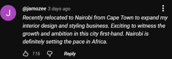 IanECox's tweet photo. Many such stories. 

Nairobi 🇰🇪 is the hottest city in Africa right now. https://t.co/MtLvfYhstI