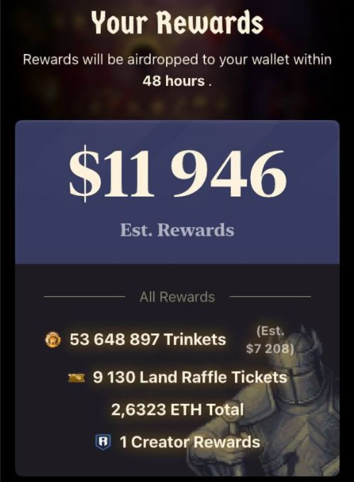 Cambria season 3 starts on December 4th !

In S2  awards were simply amazing

reply of you wanna this rewards