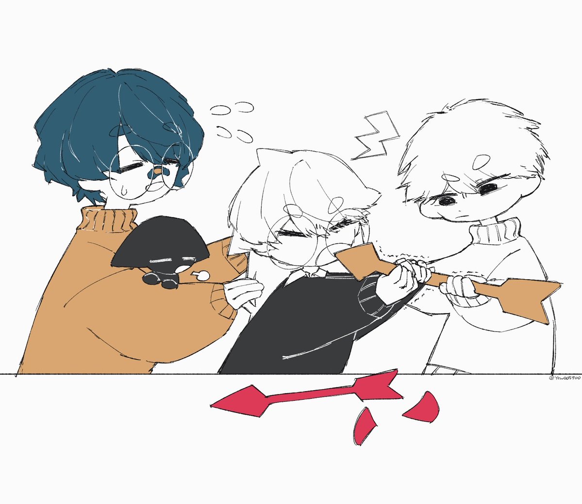 Yew005900's tweet image. 仲良くね…
#Eve家 #OffScript