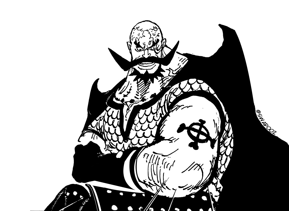 Swapooz's tweet image. #ONEPIECE1167 #حرق_ون_بيس
نصل الحاكم المطيع "هارالد".