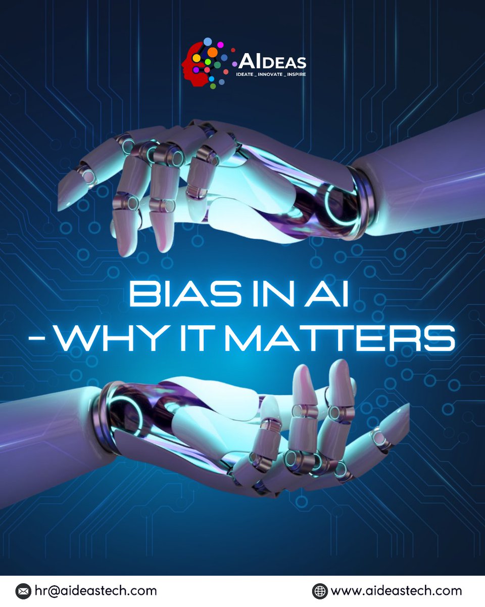 AIdeastech's tweet image. At AIdeas Tech, we focus on responsible AI development—ensuring our models are trained on diverse datasets, continuously evaluated, and aligned with transparent, fair decision-making practices. 

#AIdeasTech #ResponsibleAI #EthicalAI #FairAI #AIWithoutBias #TrustworthyAI