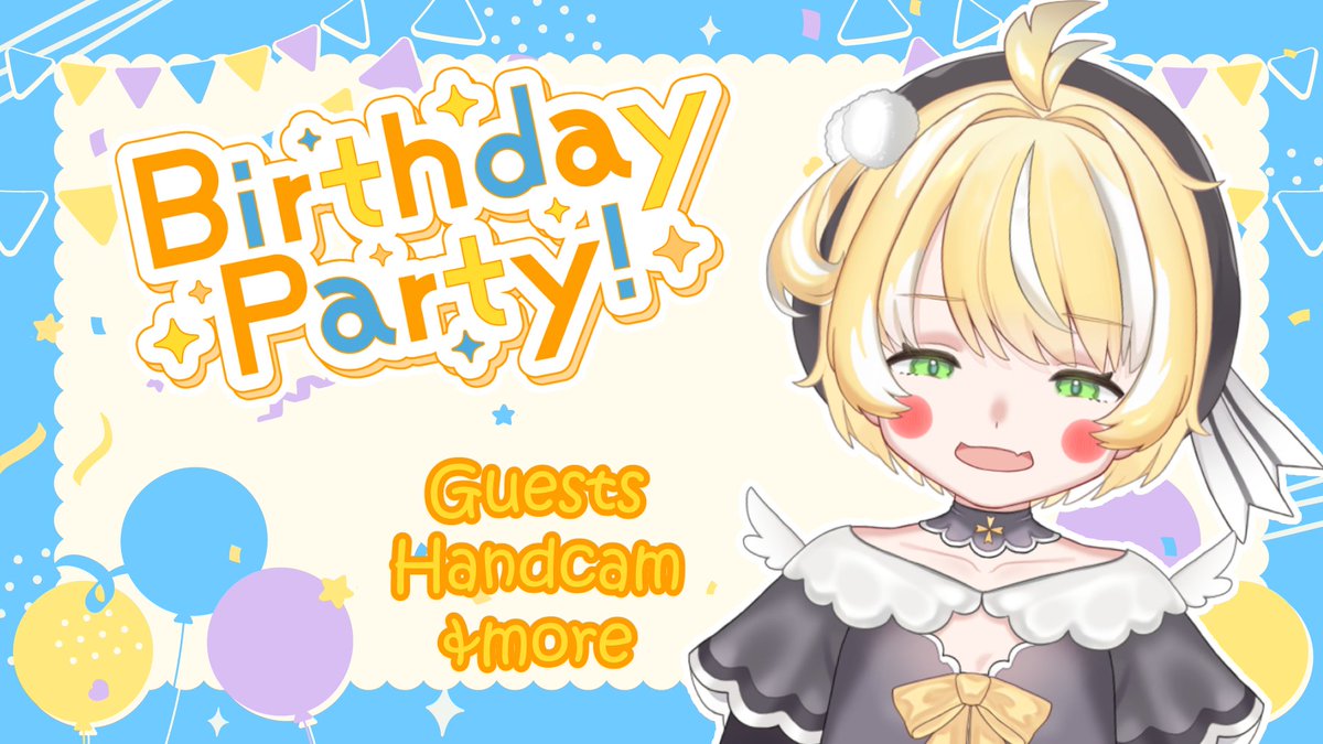 YOU ARE INVITED !!!!!!!!!!!! 💛🥳

When❔ TOMORROW !!!! 30th of November🎂
6pm CET / 12pm ET / 10am PT 🎉

Where❔ Twitch &amp; Youtube