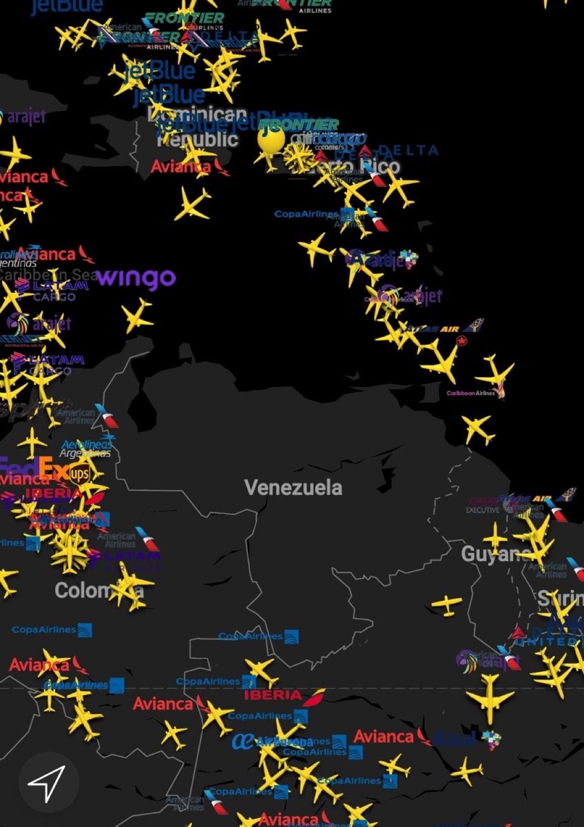 Va en serio!  El presidente Trump ordena el cierre del espacio aéreo de Venezuela…