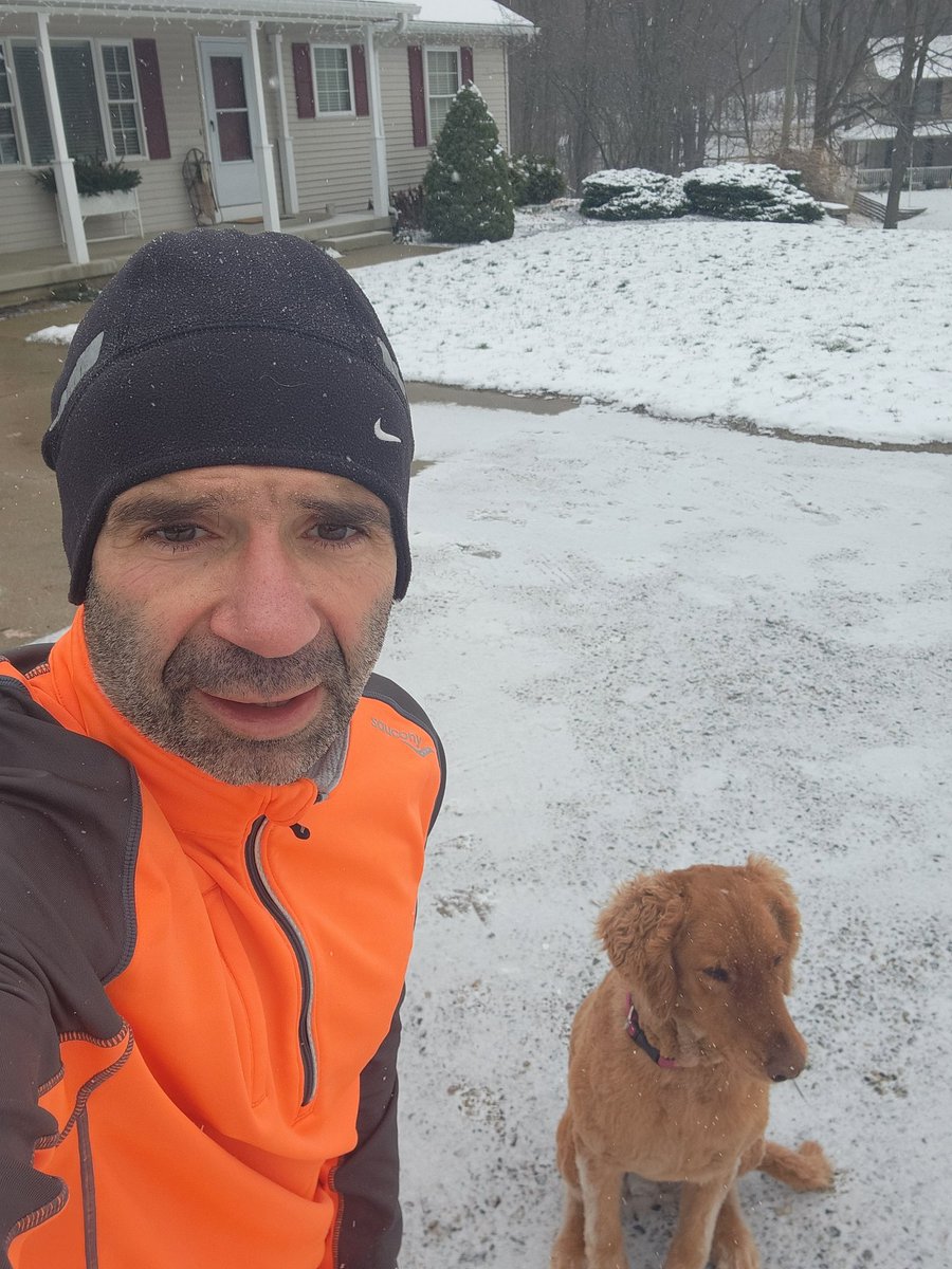 MistahBruno's tweet photo. Easy #RunBeforetheSun and also #run before the winter storm hits❄️☃️ Penny had been keeping an eye on the conditions! "There is no faith which has never yet been broken, except that of a truly faithful dog."
#Running #Runner #FitLeaders https://t.co/NGzRhw92wM
