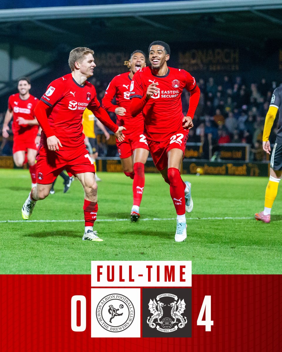 leytonorientfc's tweet image. BIG W! 

A brilliant performance from the O&apos;s 🙌

#LOFC #OneOrient
