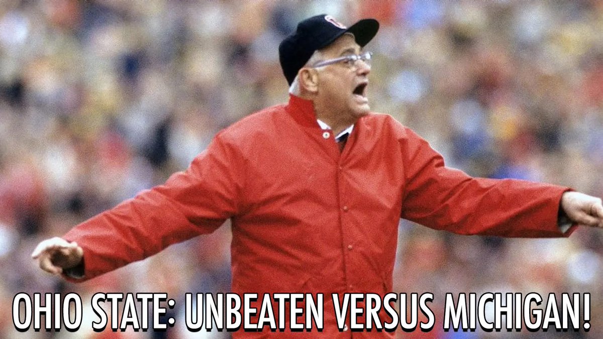 FACTOID: The Michigan Wolverines have NEVER defeated the Ohio State Buckeyes. We are a perfect 120-0 versus the scUM. Woody Be Praised! #OSU #OhioState #Buckeyes #OSUvsMICH