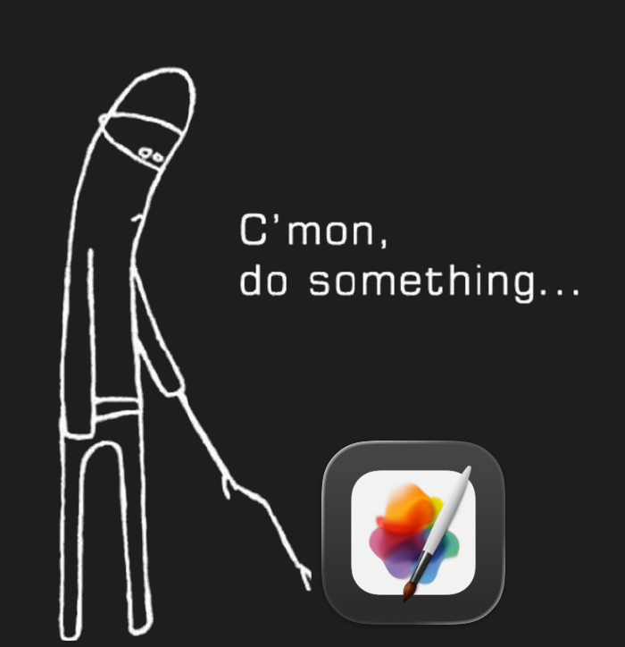 PixelmatorNinja's tweet photo. Patiently waiting for any news from @pixelmator and @Apple https://t.co/Qp0cWzIqlv