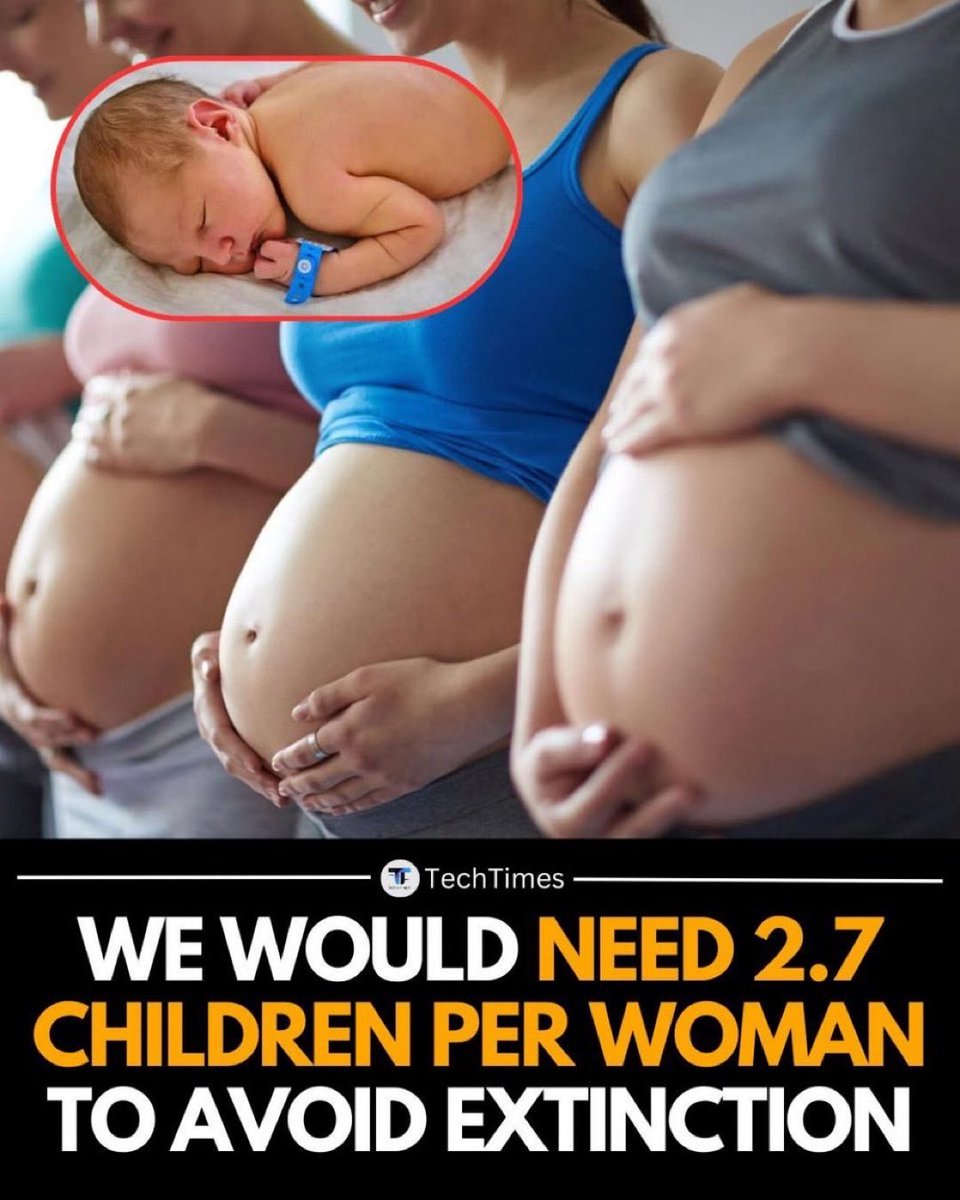 DeepBlueCrypto's tweet image. The world needs at least 2.7 children per woman to sustain itself

Countries like Japan, Italy, China, South Korea are well below this metric

Unless this metric is reversed… population collapse is inevitable