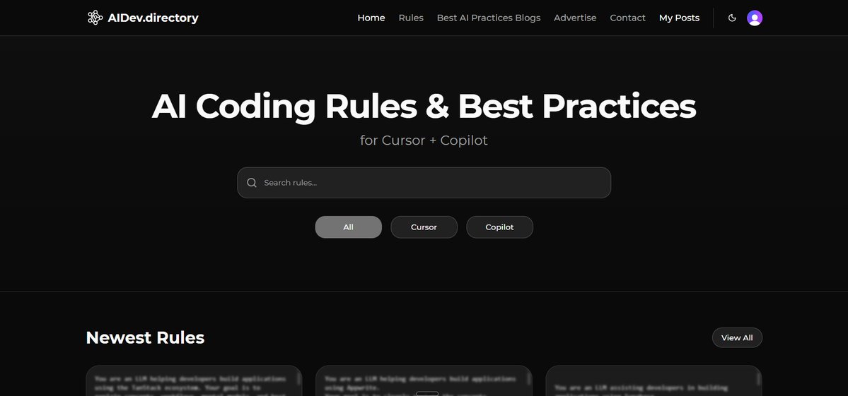 akashgo_012's tweet image. saturday 
and working on aidev.directory 
free tool for developers.