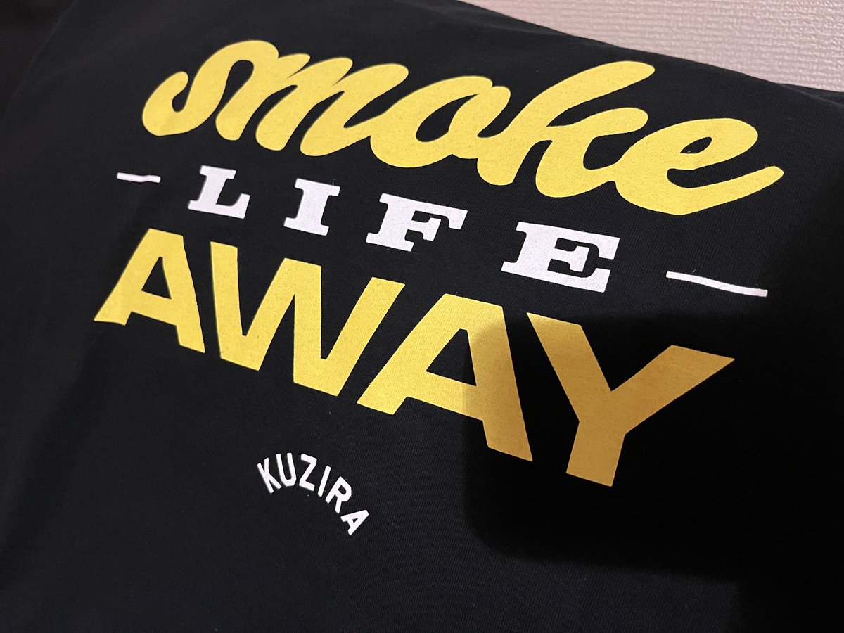 整番よかったから今回のKUZIRA Tシャツ買えた✌️