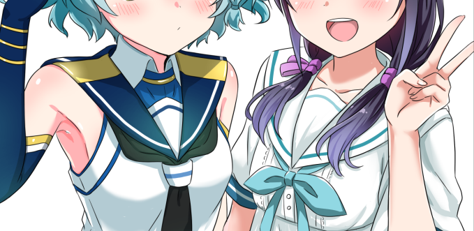 「コミケのイラストまとめ本用描き下ろしイラストチラ見せ」|ヨコシマのイラスト