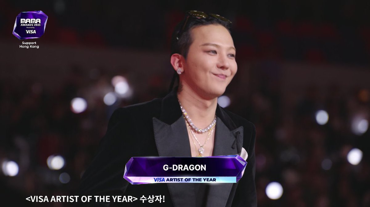 Congratulations G-Dragon for winning “Artist of The Year (Daesang)” at MAMA 2025!

#GD #지드래곤 #지디 #GDRAGON