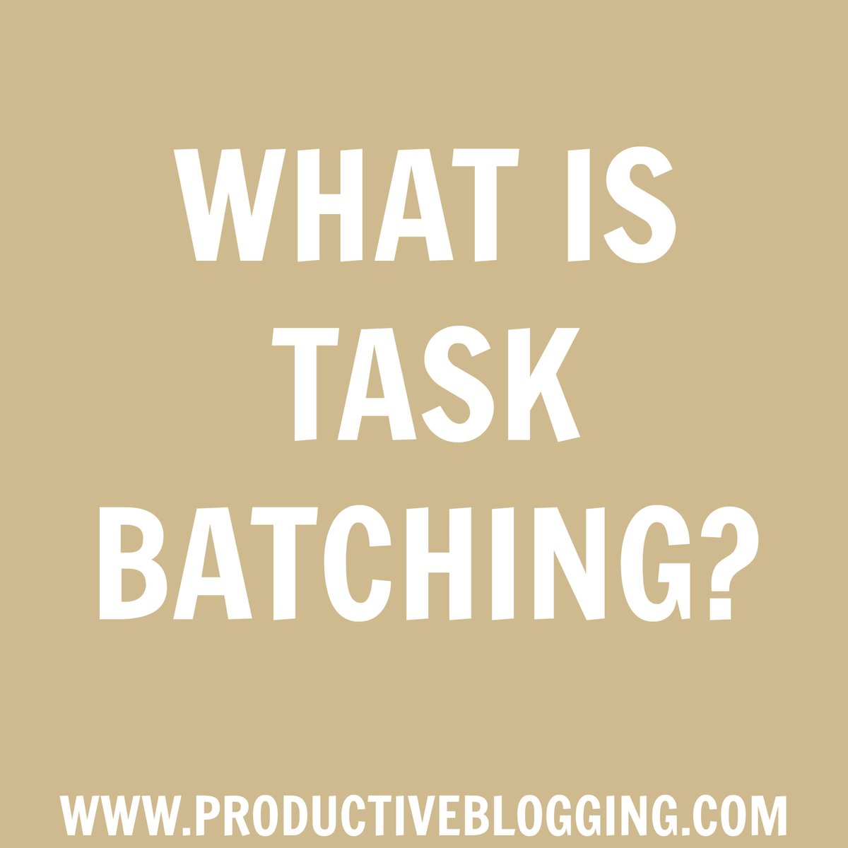 EbGargano's tweet image. Task batching is a productivity hack that helps you use your time more efficiently by &apos;batching&apos; similar tasks together and doing them all at once, rather than dealing with them sporadically.

FIND OUT MORE &amp;gt;&amp;gt;&amp;gt; bit.ly/2Y99deK