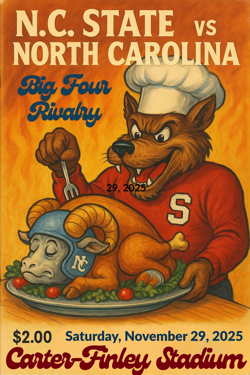TheNCSportsNet's tweet photo. Fun day of #BIGFOUR Games on the docket today! WHO ARE YOUR PICKS?

#UNC #State #Duke #Wake #ACC #NCPork #NCByTrain #Amedeos #Sammys #SportClips https://t.co/Rq90wOrlIk