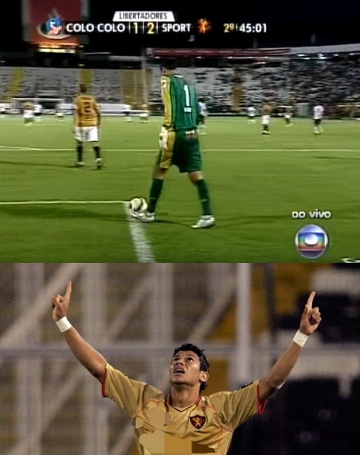 JOGOS HISTÓRICOS (68)

🇨🇱 Colo-Colo 1️⃣ x 2️⃣ Sport 🇧🇷
🌎 Libertadores da América 2009 (Fase de grupos)
📆 18/02/2009
🏟️ Monumental David Arellano
🇨🇱⚽ Lucas barrios 
🇧🇷⚽ Ciro, Wilson

Um jogo superlativo, disputado pela maior competição de clubes do continente, com a maior