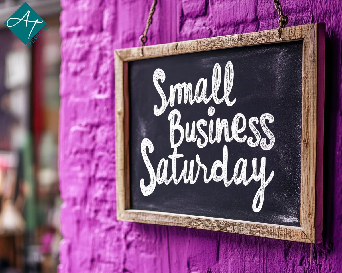 Theperfecttile's tweet image. Today, November 29th, is American Express Small Business Saturday!

Thank you to American Express for the special recognition for small businesses today! Shop small this Saturday, Artistic Tile proudly accepts American Express.

#AmericanExpressSmallBusinessSaturday #ArtisticTile