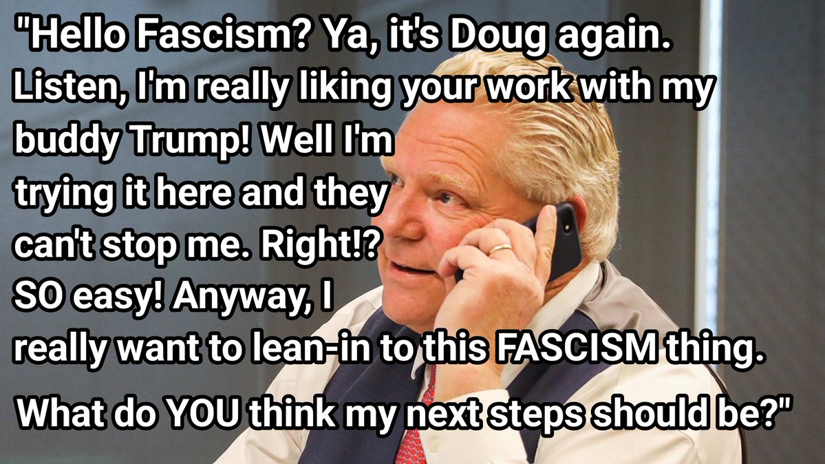 underbite's tweet image. @NDP @MaritStiles (and @CharlieAngusNDP and @chrisgloverndp) seems to be the only leader who is CALLING OUT the #CorruptAF #CPC #DougFord government.

#OntarioTaxpayers need the gloves OFF to fight this #WannabeFascist.