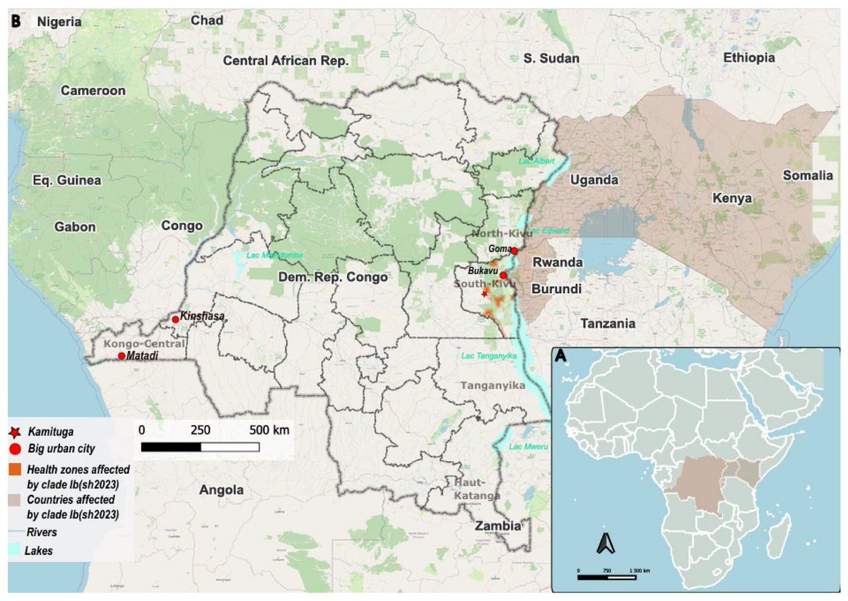 VirusesMDPI's tweet image. Clade Ib Mpox in  the Democratic Republic of the Congo (DRC): Clinical and Virological  Report of the First Case in Kinshasa, the Capital City

✍️by Kasongo-Mulenda et al. 

👉mdpi.com/1999-4915/17/1…
#monkeypox #virus #keratitis