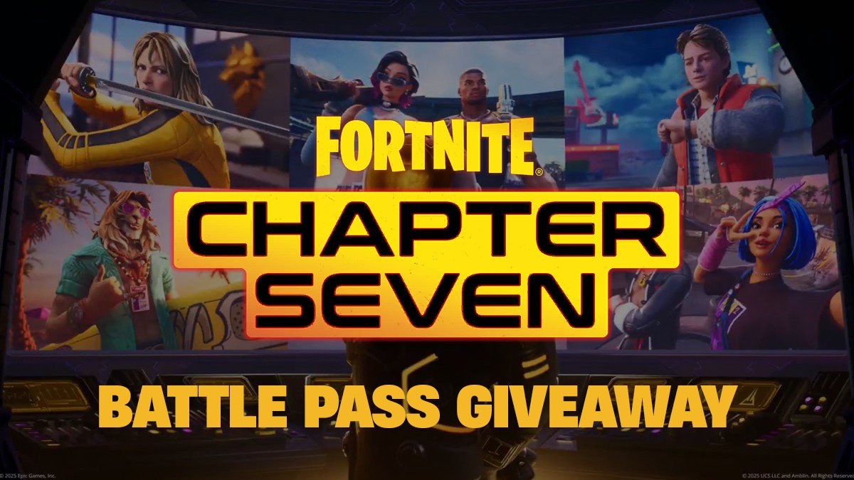SamLeakss's tweet image. 🎁 3X CHAPTER SEVEN BATTLE PASS GIVEAWAY 🎁

👤 Follow @SamLeakss and @realAlucar 
❤️ Like and Retweet this Post

Winners will be drawn on December 1, good luck! 
#Fortnite
