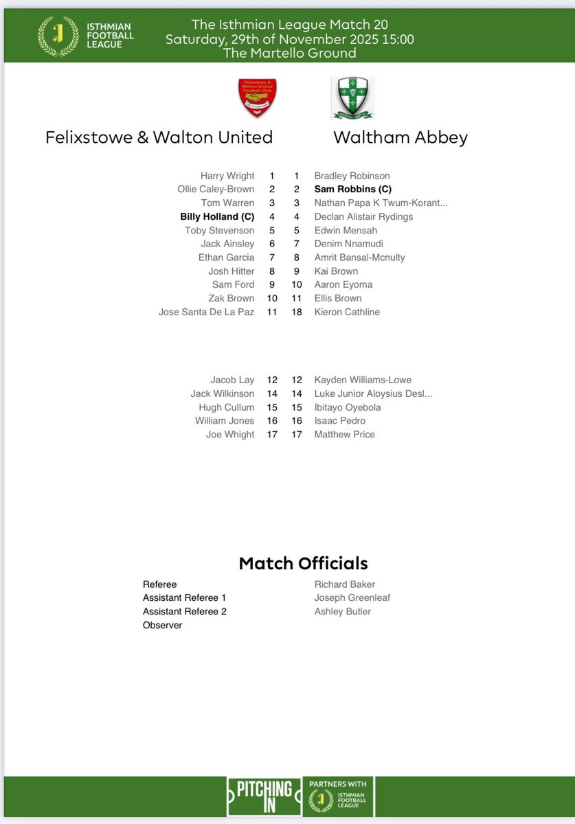 Felixseasiders's tweet photo. Today’s lineups. After 15 months recovery, Joe Whight returns to the squad! ❤️ https://t.co/OaLaCwsC91