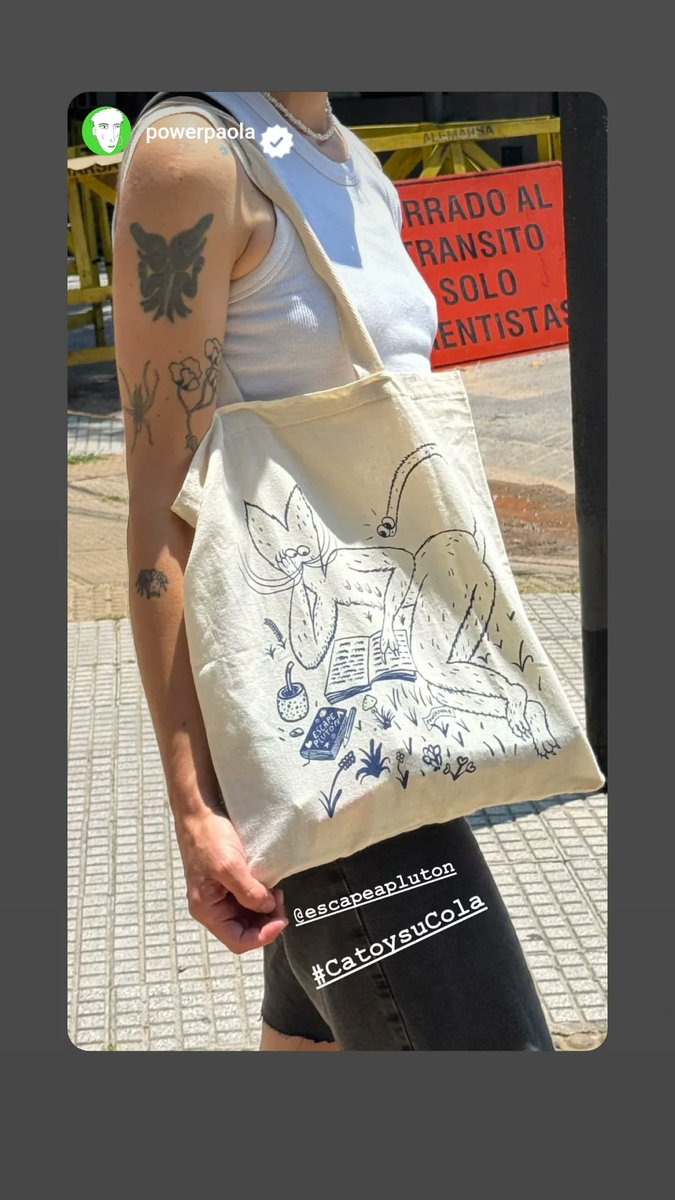 La tote más linda del año la ilustró Powerpaola 💫