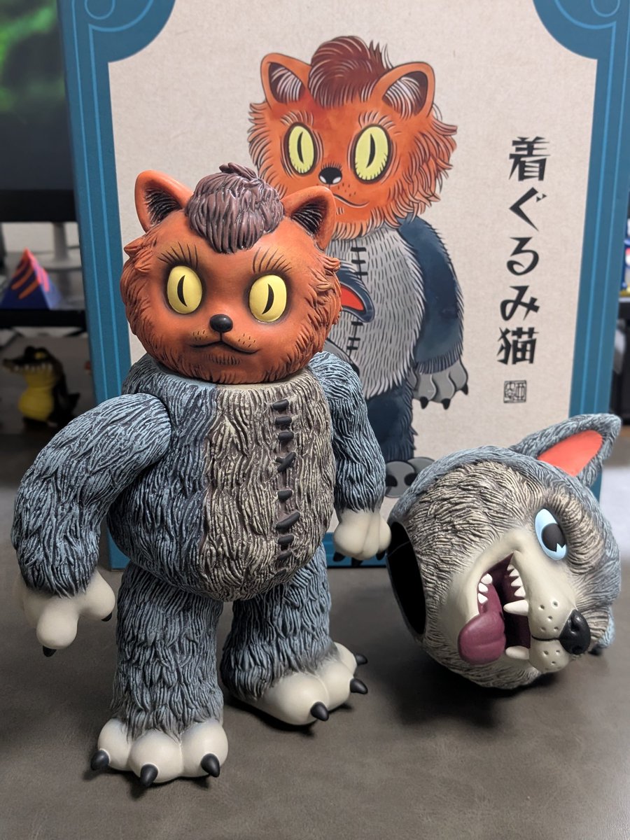 石黒亜矢子さんのPOP UP SHOPで着ぐるみ猫ソフビを購入 なかなかいいお