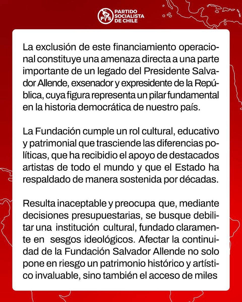 Partido Socialista de Chile tweet media