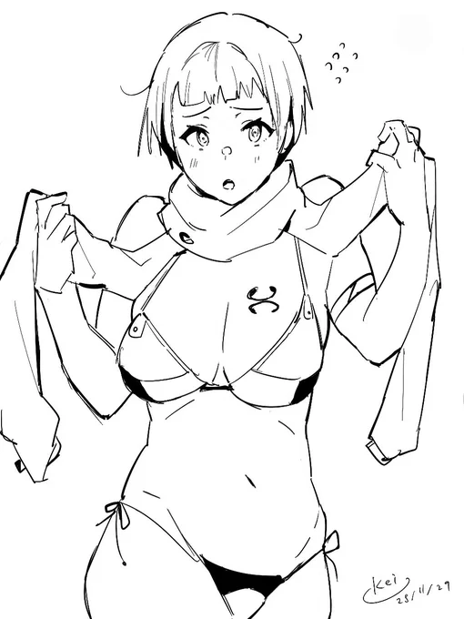 練習カキカキ✨

#絵描きさんと繋がりたい #水着 