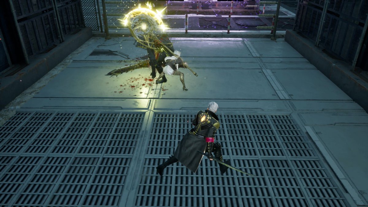 yoshimura_hi's tweet image. 00:39 ルゥの繰り出す術式『イドリスの奢り』
00:42 『イドリスの奢り』の効果で時の流れが制限された敵

ルゥは時間遡行という極めて特異な能力を発現させた吸血鬼です。
戦闘においても時間に干渉する能力を繰り出します。

ルゥの紹介トレーラーはこちら
youtu.be/jDn-Xt1X4d4
#CODEVEIN2