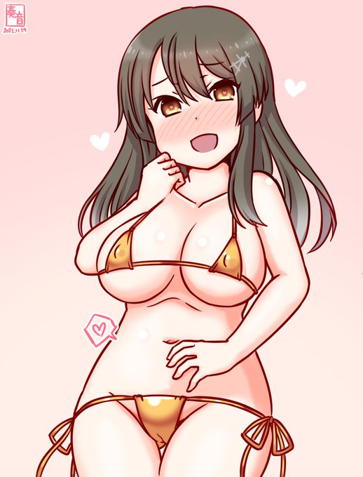 「司令、本当ですか!? ……や、やった!
 私、やりました…!」

#艦これ版真剣お絵描き60分一本勝負_20251129
#親潮 